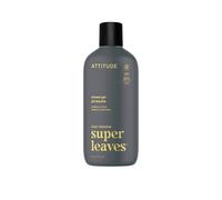 ATTITUDE Gel doccia da uomo, 98% di ingredienti di origine naturale, senza parabeni e ftalati, verificato da EWG, pulisce senza secca, ambra e agrumi, 415 ml