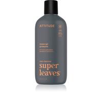 ATTITUDE Gel doccia da uomo, 98% di ingredienti di origine naturale, senza parabeni e ftalati, verificato da EWG, pulisce senza secca, patchouli e bourbon, 415 ml