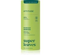 Attitude Super Leaves Natural Deodorant deodorante solido senza alluminio Pear & Amber 75 g
