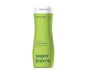 ATTITUDE Super Leaves Shampoo - Nutriente e tonificante - con olio di semi d'uva e foglie d'oliva (1 x 473 ml)