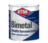 ATTIVA BIMETAL Smalto Ferromicaceo EFFETTO ANTICHIZZANTE - Varie Grane - ML 750