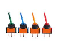 Attiva disattiva interruttore a bilanciere, Keenso 4 pezzi 12V 20A LED On Off 3 Pin SPST bilanciere Interruttore per auto Auto Camion Barca Impermeabile