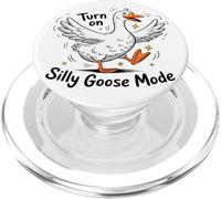 Attiva la modalità Oca stupida - Oca - Divertente Gosling PopSockets PopGrip per MagSafe