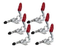 Attiva morsetti, 6pc a levetta morsetti, capacità di mantenimento di 100 libbre a rilascio rapido con maniglia non slip per maschere e infissi di lavorazione del legno