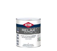 ATTIVA - RELAX SMALTO SINTETICO LUCIDO BIANCO 0,375 LT SMALTO PER LEGNO FERRO ESTERNI INTERNI