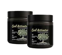 Attivatore del suolo, Attivatore organico del suolo e fertilizzante per piante - Migliora il sequestro del carbonio nel terreno per aiuole rialzate, terricci per vasi e compost per semine. (2pcs)