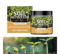 Attivatore Del Terreno Fonte Minerale,Alimento Vegetale Per Coltivazione in Terra - 100g da Giardino Naturali per Giardinaggio di Frutta Fiori Ortaggi e Piante da Interno per Crescita e Propagazione