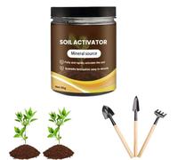 Attivatore del terreno per piante, fertilizzante liquido per piante da interno e da esterno,terriccio per invasatura e compost, integratore nutrizionale per la crescita delle piante (1PC,60G,1)