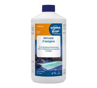 Attivatore di ossigeno per trattamento piscina senza cloro 1 lt Multicolor