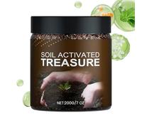 Attivatore Rivitalizzante del Terreno - Fertilizzante per Piantine in Vaso,200 g Attivatore Organico per Prato, Serra, Interni, Aiuole