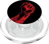 Attivismo Solidarietà Arte Grafica Rosso Strappato PopSockets PopGrip per MagSafe