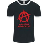 Attivista Anarchico Divertente Uomo Ringer T-Shirt FotL