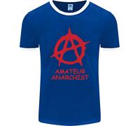 Attivista Anarchico Divertente Uomo Ringer T-Shirt FotL