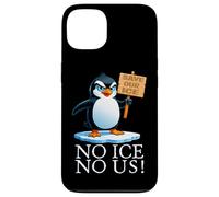 Attivista divertente del riscaldamento globale pinguino Custodia per iPhone 13