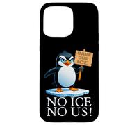Attivista divertente del riscaldamento globale pinguino Custodia per iPhone 15 Pro Max