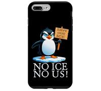 Attivista divertente del riscaldamento globale pinguino Custodia per iPhone 7 Plus/8 Plus