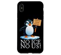 Attivista divertente del riscaldamento globale pinguino Custodia per iPhone XS Max