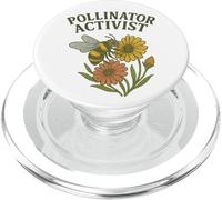 Attivista impollinatore Bee Flower Salva il giardino delle api PopSockets PopGrip per MagSafe
