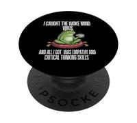 Attivista per la giustizia sociale Woke Frog No KIngs PopSockets PopGrip Adesivo
