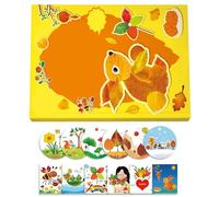 Attività autunnali per bambini | Giocattoli educativi interattivi 3D divertenti per la casa | Percorsi autunnali in prescolare, per il giorno del Ringraziamento, decorazione autunnale, aula, asilo