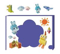 Attività creative Carta,Kit di modelli artistici 3D in carta - Progetto educativo per adolescenti principianti appassionati di creatività a casa o in classe