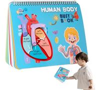 Attività Della Scuola materna libroDi anatomiaPer Le - Attività Della Scuola materna, libroOccupato Nell'anatomiaDel Corpo Umano | Preschool Busy bookTravel Toys, libroDi anatomiaPer, E