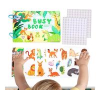 Attività di apprendimento per Bambini, Strumento Educativo Precoce Interattivo, Libro Di Attività Di Viaggio per Bambini E Ragazze per Compleanno E Natale per Casa Viaggi