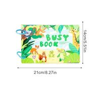 Attività Di Apprendimento Per La Prima Infanzia - Quaderno Educativo Interattivo,Libro di Attività da Viaggio per Piccoli | Per Bambini Ragazzi Ragazze Compleanno Natale Casa Viaggio Scuole Asilo