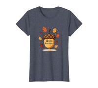 attività di articolazione della ghianda di logopedia Autunnale Maglietta, Donna, Pervinca, L