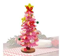 Attività fai da te Ornamenti Di Natale | Giocattoli a bastone contorto per albero di Natale - Kit di decorazioni artistiche con ghirlanda luminosa | Per famiglie ragazze soggiorno cucina ufficio