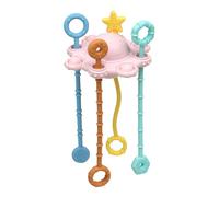 Attività - Interattivo Bambino Con Corda Per Tirare, Accessorio Di Risveglio Multicolore Pastello Morbido E Divertente | Sensoriale A Spingere Tirare Per Sviluppo Precoce Berce