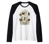 attività paranormali Fantasmi Carini Umorismo spettrale Maglia con Maniche Raglan