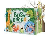 Attività per Bambini | Gioco Educativo senza Taglio | Libro Di Gioco Occupato per I - per Età Prescolare Culla Soggiorno Camera Viaggio e Casa