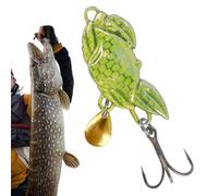 Attizzazione della pesca a bar - Acqua salata Lurs Swimts | Esca a forma di un granchio dorato, modanatura a lunga distanza, paillettes realistiche per accessori per la pesca a pesce gatto in mare