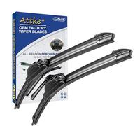 ATTKE OEM Quality Anteriore Windscreen Wiper Blades per Jeep Compass 2007-2016/Toyota 4Runner 2003-2009 (22″+20″ Front Windshield Wiper Blade Set)
