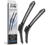 ATTKE OEM Quality Front Windscreen Wiper Blades for Nissan NV1500 2500 3500 2012-2020/Jeep Patriot 2007-2017/VW Beetle1999-2010 (21″+21″ Front Windshield Wiper Blade Set)