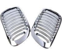 ATTLGR Griglia Paraurti Anteriore Auto per BMW Serie 3 E46 M3 Coupe Cabrio 1999-2003- 2007,Auto Griglia Radiatore,Mascherine Griglie del Cappuccio Protezione,Accessori Modificati,B