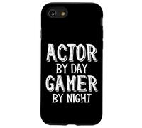Attore Di Giorno Gamer Di Notte Videogioco Attori Della Voce Custodia per iPhone SE (2020) / 7/8