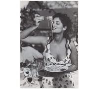 Attore Sophia Loren Canvas Poster Prints Wall Art Painting Soggiorno Camera da letto Decor da parete in bianco e nero Decorazioni per la casa vintage Immagine Opera d'arte Senza cornice,50x70cm