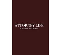 Attorney Life: Power of Precedent Paperback Journal