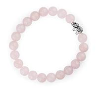 Attraction Zen Bracciale elefante GANESH con pietre naturali | fatto a mano | Gioielli da donna uomo | Bracciale pietra naturale | Tutte le pietre dei nostri bracciali sono naturali, 21 cm, Pietra