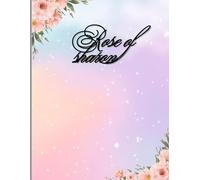 Attractive rose of sharon designed notebook: Ruled notebook for student with 120 pages,premium A4 sheet