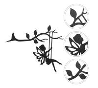 Attraente Fairy Design Iron Fairy Garden Stake Fairy Garden Yard Decorazione