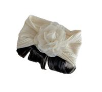 Attraente Flower Bangs Headband Multifunzione Flower Bangs Ribbon Unisex Baby Tespaggio Comodo Per Accessori Per Capelli