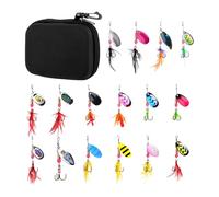 Attrattori Artificiali - 16 Pezzi Artificiali Swimbait Con Sequini,Kit di per la,per Acqua Acqua Salata Walleye Crappie Salmone Pesce Gatto Sport e Attività All'aperto Uomini