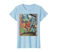 Attraversando Il Mar Rosso Maglietta, Donna, Celeste, M