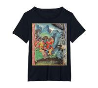 Attraversando Il Mar Rosso Maglietta, Donna Plus-Size, Nero, 4X