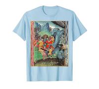 Attraversando Il Mar Rosso Maglietta, Uomo, Celeste, XL