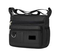 Attraversare la borsa da uomo, attraversa la borsa a tracolla uomo,Ampio zaino impermeabile | Zaino moderno multiuso pratico per la vita quotidiana sportiva, nero, Consulte la descripción
