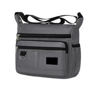 Attraversare la borsa da uomo, attraversa la borsa a tracolla uomo,Ampio zaino impermeabile | Zaino moderno multiuso pratico per la vita quotidiana sportiva, grigio, Consulte la descripción